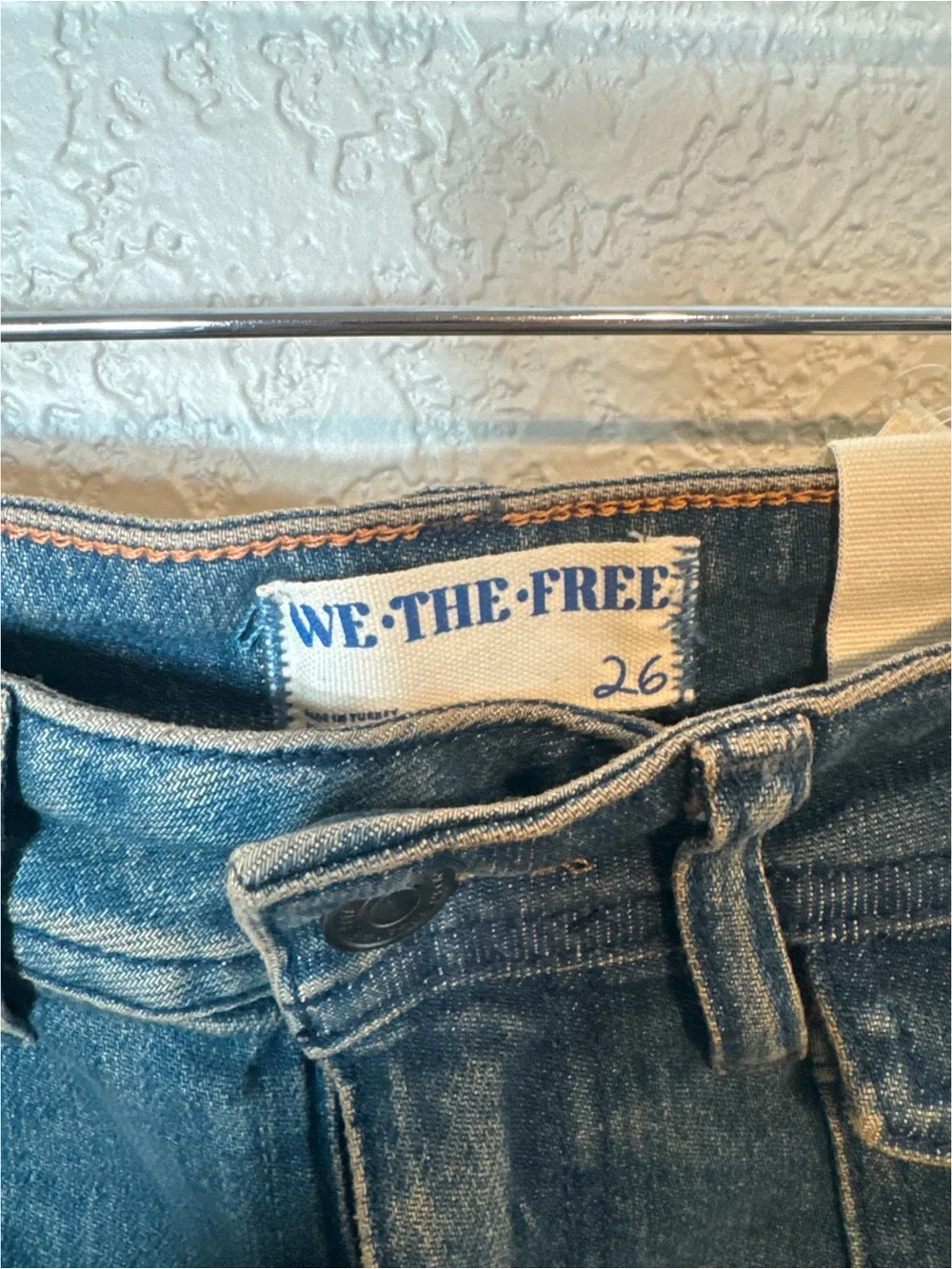 NWT Free People We The Free Love Stone Mid Rise Bootcut Jeans 26 - Picture 9 of 9